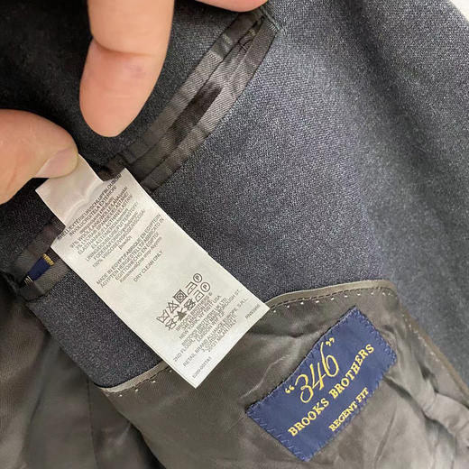 Brooks Brothers/布克兄弟 346 男士羊毛混纺休闲西服 商品图3