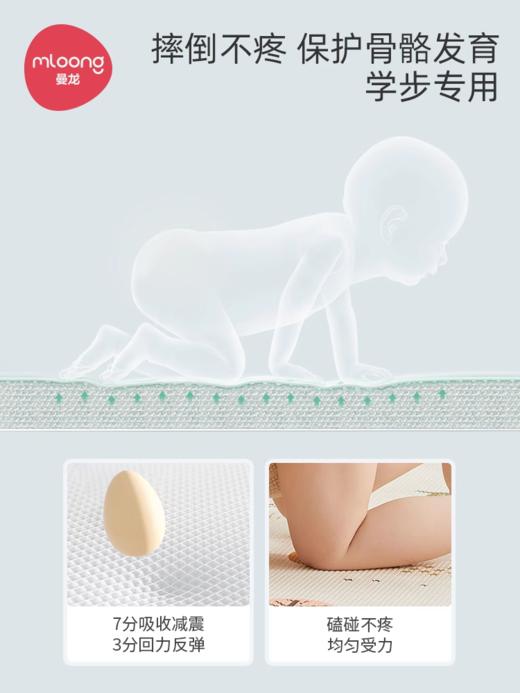 曼龙爬行垫宝宝加厚无毒无味xpe婴儿家用垫子儿童爬爬垫地垫防水 商品图2