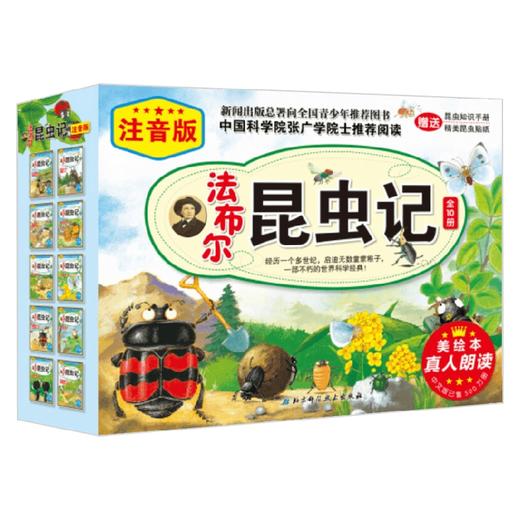 注音美绘本 法布尔昆虫记套装 3-6岁 法布尔 著 科普百科 商品图3