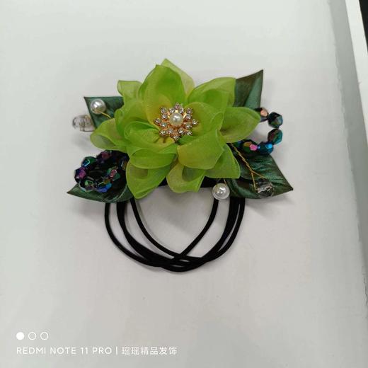 最新款抖音小众公主风荷花发圈高级感气质发绳精致皮筋女扎头绳 商品图6
