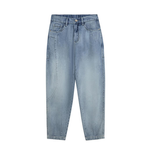 【断码清仓】HX 夏季水洗牛仔长裤C201320044101 商品图4