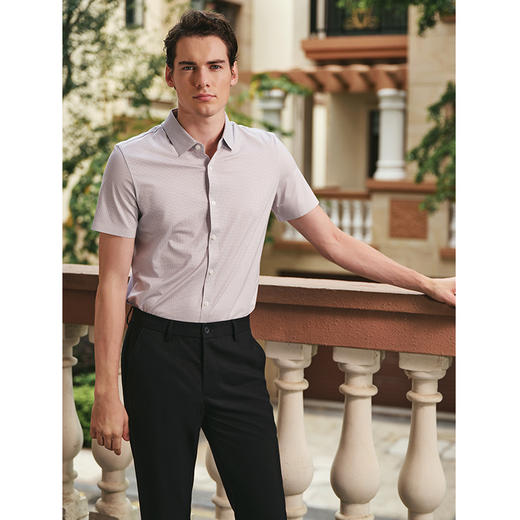 YvesFigarau伊夫·费嘉罗休闲短袖衬衫9524123 商品图3