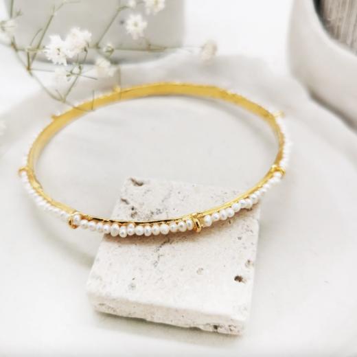 北京仓｜Elise Tsikis-Kato-珍珠 手镯［美国设计师］ 商品图1