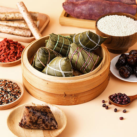 正安国货铺 药膳同源糯香回味的古法怀山粽 六种口味 600g【保质期到12月】 商品图3
