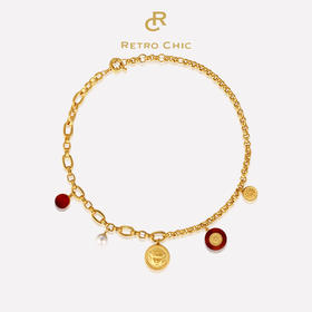 【张静初&倪虹洁同款】Ancient Rome古罗马时期 | 玳瑁金币满天星项链