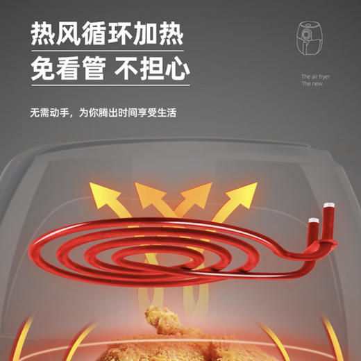 海尔（Haier）空气炸锅 HA-RM38 商品图5