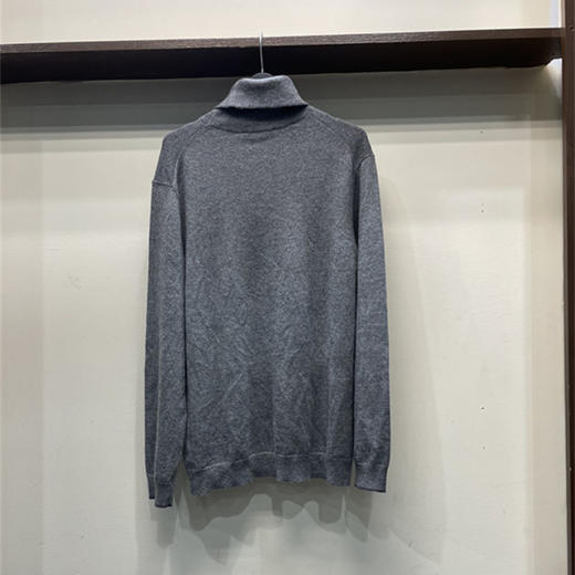 THEORY/希尔瑞 男士纯色纯羊绒针织保暖高领毛衣 商品图1