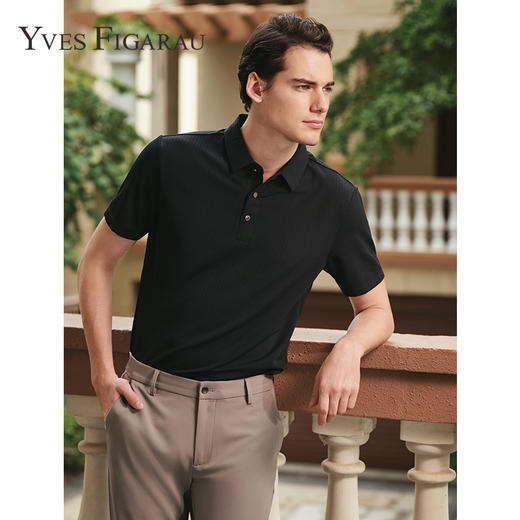 YvesFigarau伊夫·费嘉罗休闲短袖T恤950801 商品图0