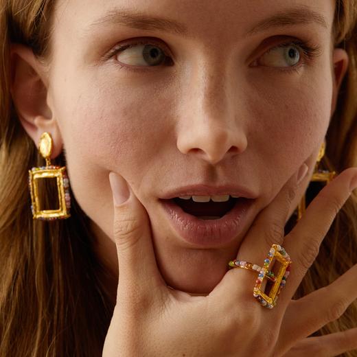 订购8周｜Elise Tsikis-Oros-彩色 串珠 戒指［美国设计师］ 商品图2