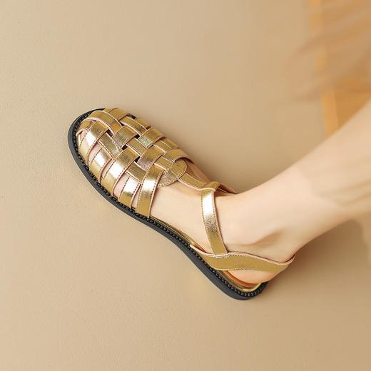简约舒适，百搭编织罗马凉鞋HBP-5325 商品图10