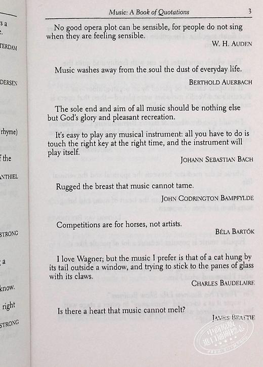 【中商原版】Dover Thrift Editions Music A Book of Quotations 英文原版 音乐 语录集 Herb Galewitz 商品图4