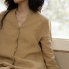 绽放409朵【甜茶系列·黄茶】薄款舒适防晒亚麻衬衫 商品缩略图2