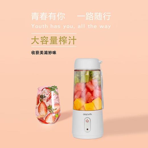 艾青春（AIYOUTH） 便携式榨汁机家用水果小型充电迷你炸果汁机电动学生榨汁机IQC-G312A 商品图2