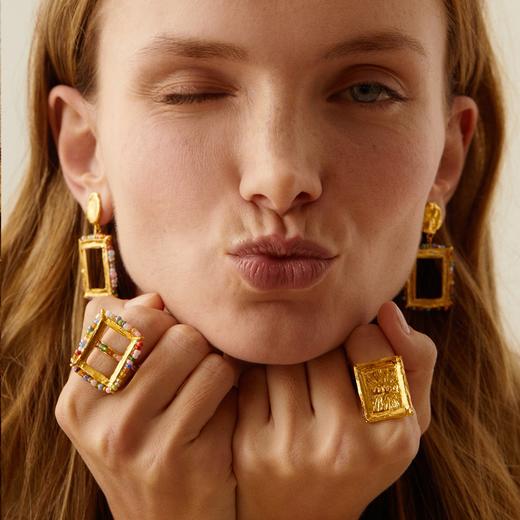 订购8周｜Elise Tsikis-Oros-彩色 串珠 戒指［美国设计师］ 商品图1