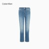 【自营】CK JEANS 春秋女士时尚修身直筒中蓝水洗弹力九分牛仔裤 J219161 商品缩略图4