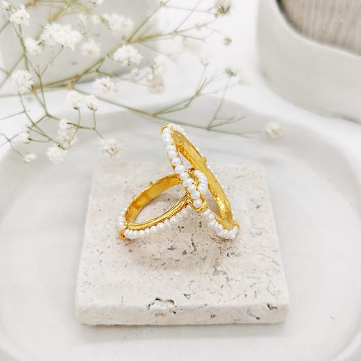 订购8周｜Elise Tsikis-ISOS-珍珠 圆环 戒指［美国设计师］ 商品图2