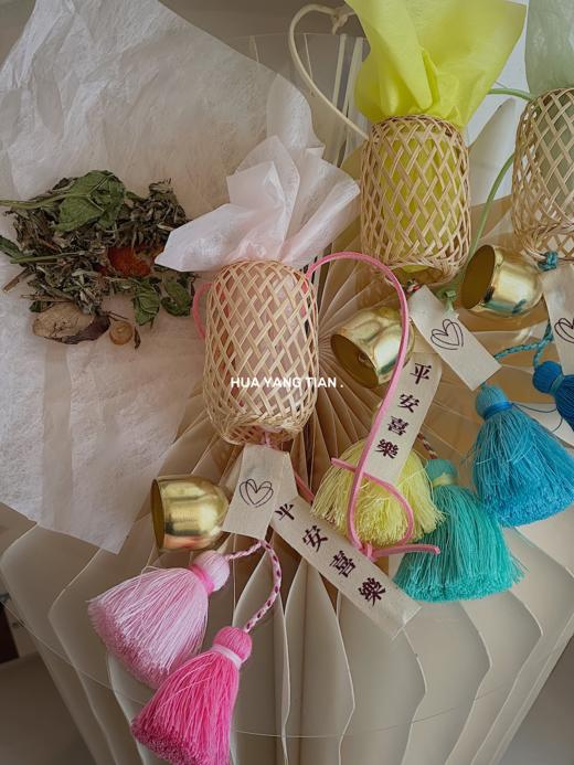 花艺 端午安康 车挂礼盒 （ 赠送安神驱蚊香草 祝福条随机可备注） 商品图1