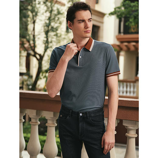 YvesFigarau伊夫·费嘉罗休闲短袖T恤950811 商品图1