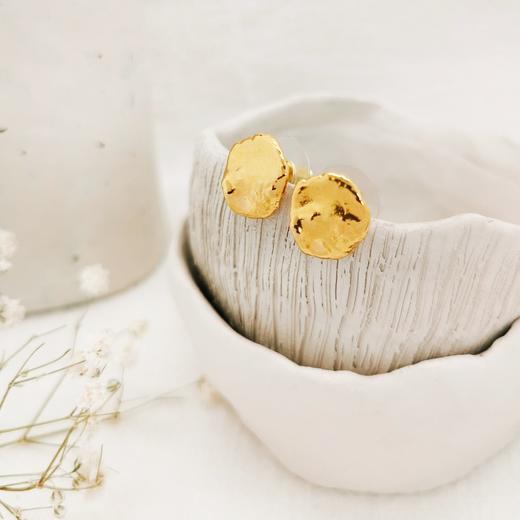 订购8周｜Elise Tsikis-Avlonia-金色 耳环［美国设计师］ 商品图0