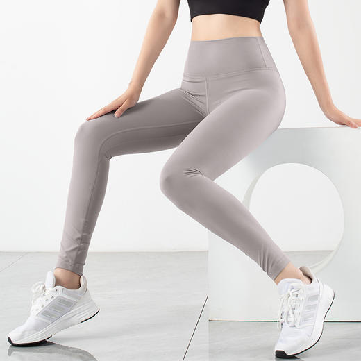 跃牌【倚窗听雨系列】裸感高腰提臀瑜伽裤CK028 商品图9