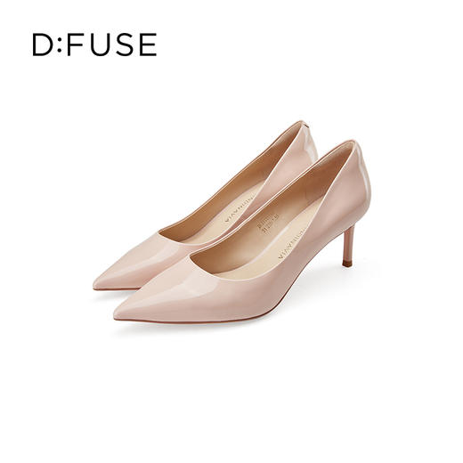 DFuse迪芙斯秋季新款漆皮尖头细跟高跟鞋OL职业单鞋DF33111114 商品图2