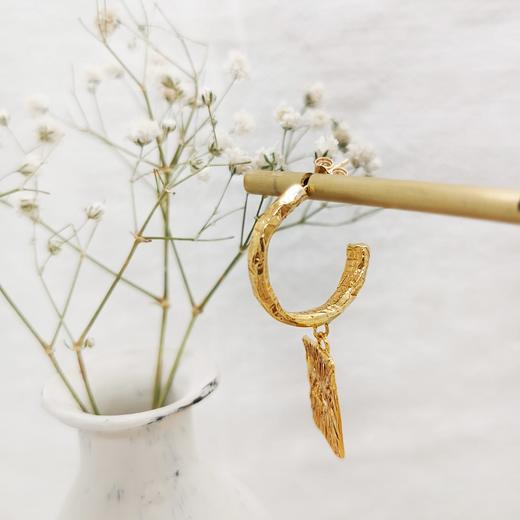 订购8周｜Elise Tsikis-Touria-YAYA 金色 耳环［美国设计师］ 商品图3