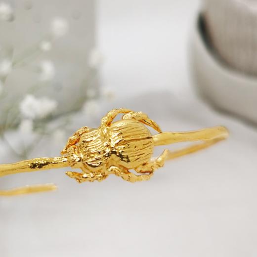 订购8周｜Elise Tsikis-Elidas-甲虫 金色 手镯［美国设计师］ 商品图2