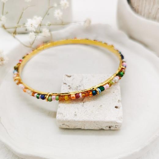 订购8周｜Elise Tsikis-Kato-彩色 串珠 手镯［美国设计师］ 商品图0