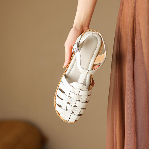 简约舒适，百搭编织罗马凉鞋HBP-5325 商品图5