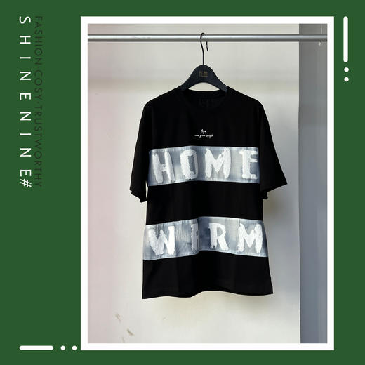 321112755拼接字母短袖T恤 商品图2