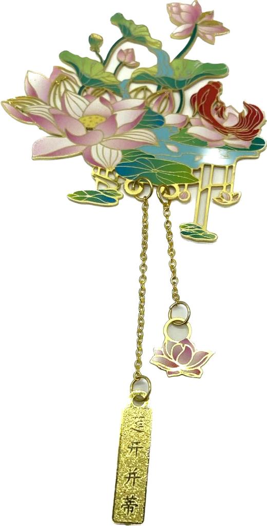 莲开并蒂书签 商品图1