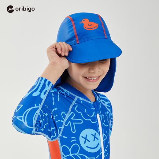 oribigo长尾防晒泳帽均码 商品图2