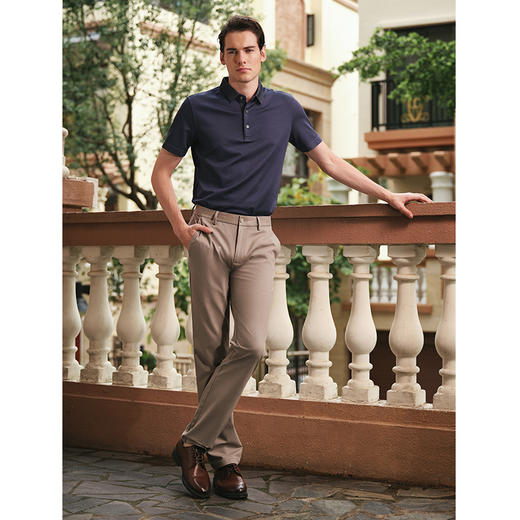 YvesFigarau伊夫·费嘉罗100%桑蚕丝休闲短袖T恤955822 商品图1