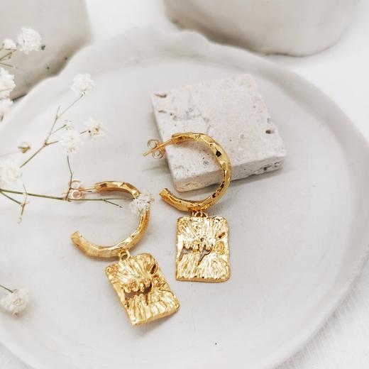 订购8周｜Elise Tsikis-Touria-YAYA 金色 耳环［美国设计师］ 商品图1
