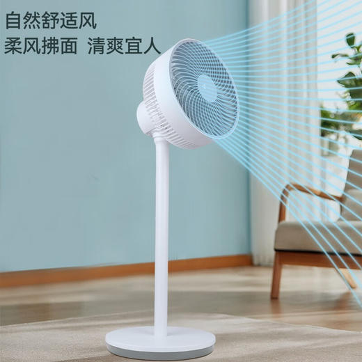 艾青春空气循环扇家用电风扇直流低噪台地两用式摇头落地扇BW-DFS2102 白色 商品图2