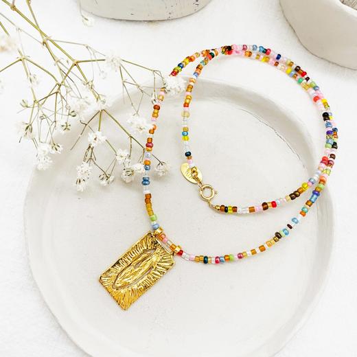 订购8周｜Elise Tsikis-Mani-彩色串珠 镂空 项链［美国设计师］ 商品图1