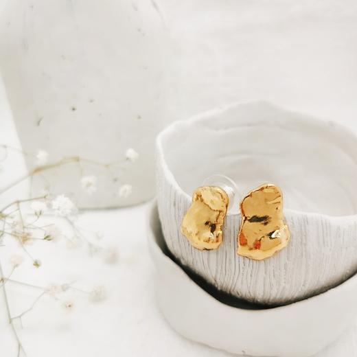 北京仓｜Elise Tsikis-Agheli-金色 耳环［美国设计师］ 商品图0