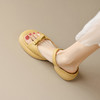 爆款踩屎感，轻便厚底蝴蝶结一字带凉拖鞋MLD-D6060 商品缩略图5