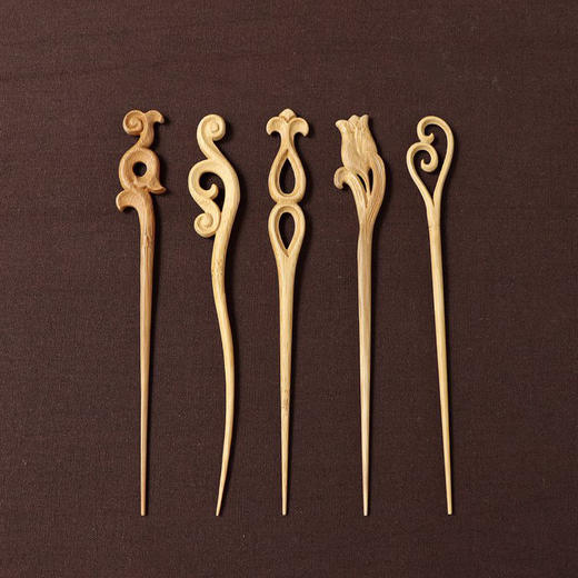 青竹茶针 簪子 竹雕普洱茶撬茶针茶刀茶锥茶拨发簪细 茶道六君子配件 商品图8