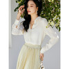 秒杀69元！杏色薄款开衫衬衣 商品缩略图0