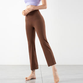 跃牌【倚窗听雨系列】直筒高腰提臀裸感瑜伽九分裤CK027