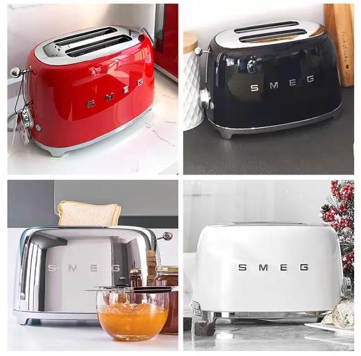 SMEG斯麦格 TSF01多功能复古烤面包机吐司机多士炉家用加热早餐机 商品图3