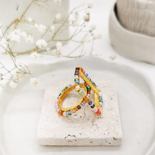 订购8周｜Elise Tsikis-Oros-彩色 串珠 戒指［美国设计师］ 商品图5