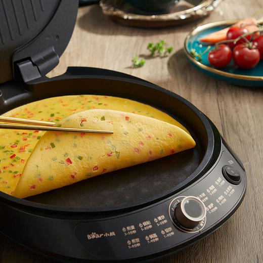小熊（Bear） 家用电饼铛三明治早餐机煎饼薄饼机双面加热烙饼锅DBC-P15J1 商品图4