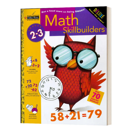 英文原版 Math Skillbuilders Grades 2-3 兰登美国小学数学技能练习册 2-3年级 英文版 进口英语原版书籍 商品图0