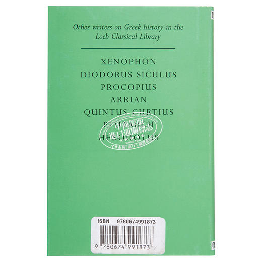 【中商原版】修昔底德 伯罗奔尼撒战争史 卷7至8 共8卷 History of the Peloponnesian War Volume IV 英文原版 Thucydides 商品图1