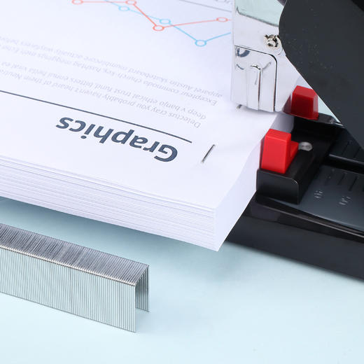 齐心 B3056 厚层订书钉(23/23)200页 1000枚/盒 商品图3