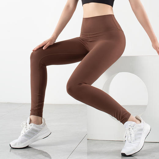 跃牌【倚窗听雨系列】裸感高腰提臀瑜伽裤CK028 商品图11