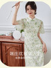【熙世界】熙世界旗袍改良年轻款碎花连衣裙女夏新款国风复古新中式开叉裙子 商品缩略图1