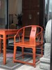 红桥红  家具严选  缅甸花梨（大果紫檀）【88马蹄腿带束腰休闲桌 配圈椅三件套】 商品缩略图2